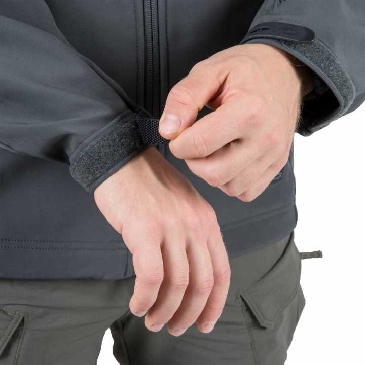 Jacke Gunfighter - Shark Skin Windblocker grau