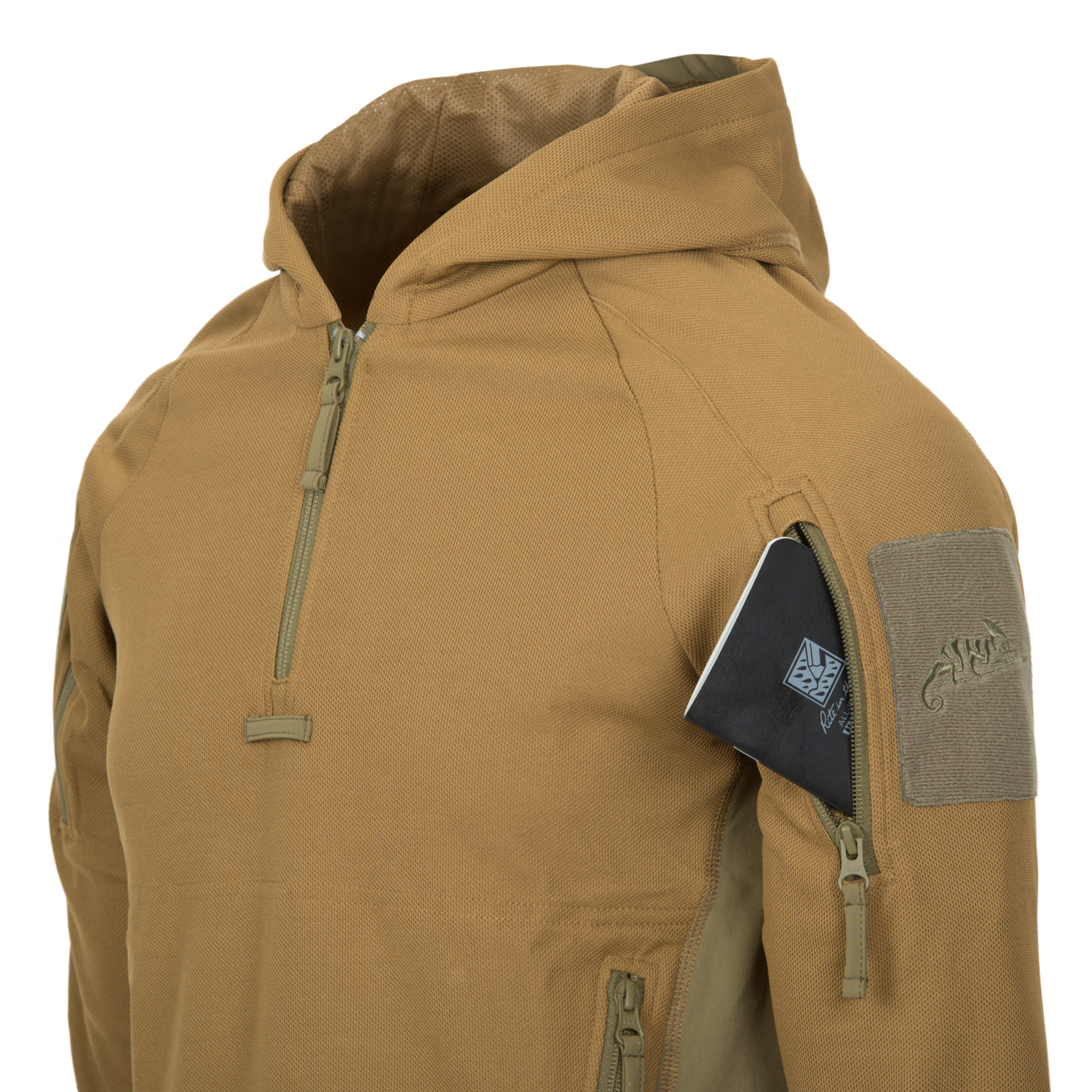 Range Hoodie TopCool coyote/adaptive green