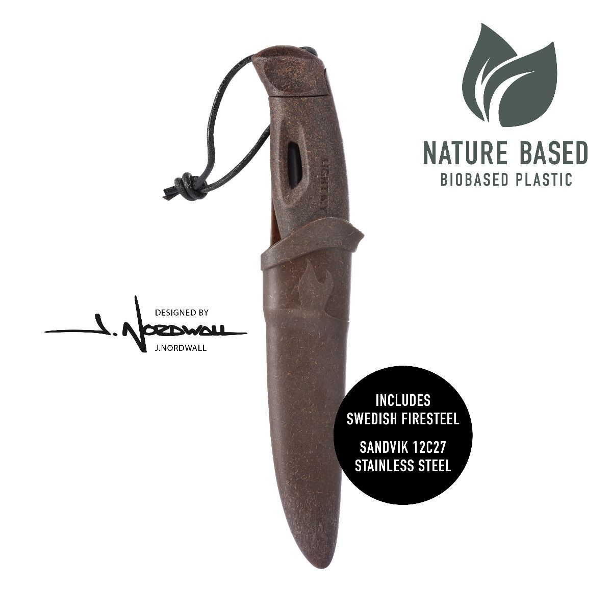 Swedish Fireknife BIO 2in1, cocoshell