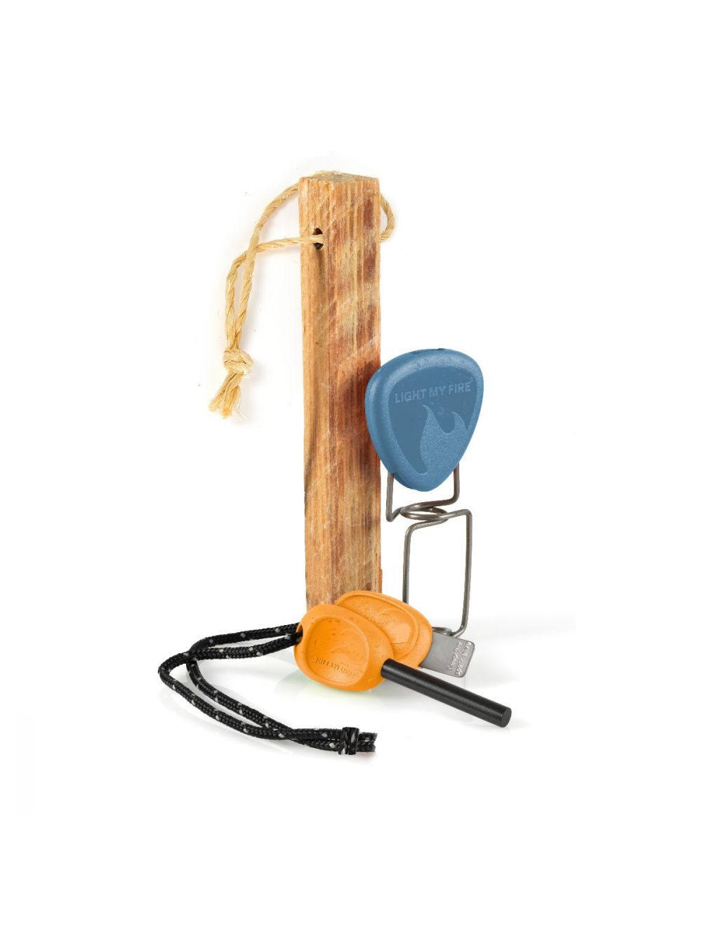 Feuerstahl Set blue/orange