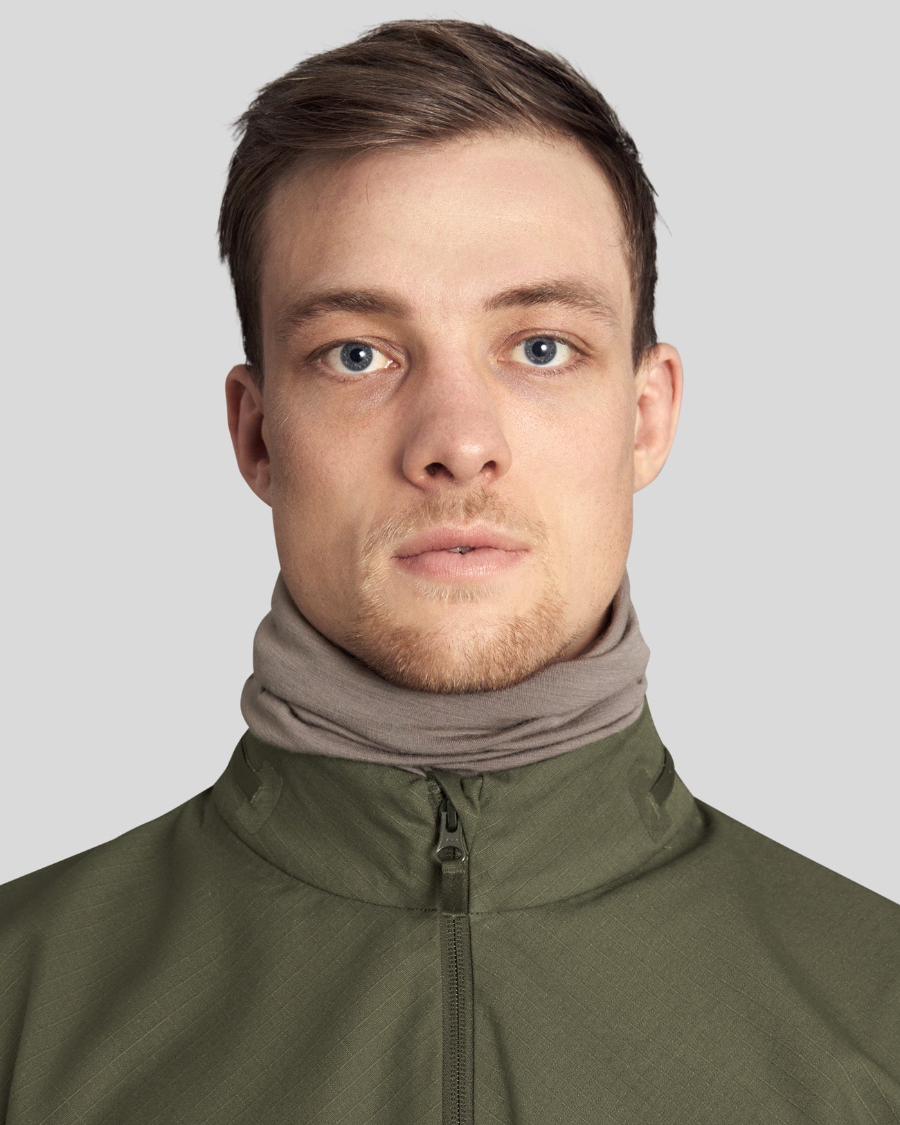 Merino Neck Gaitor grey