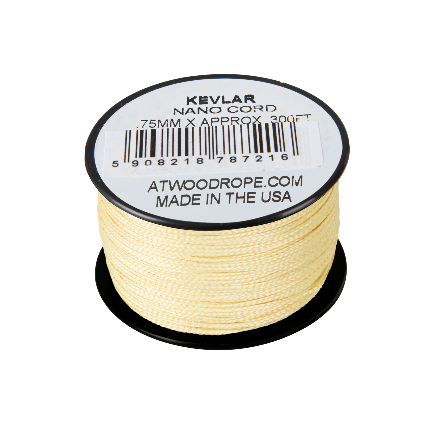 Nano Kevlar Cord 0,75mm (300ft) yellow