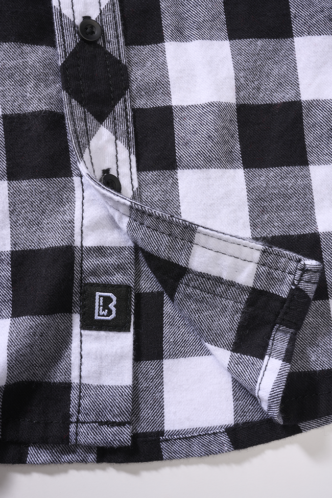 Kids Checkshirt white/black