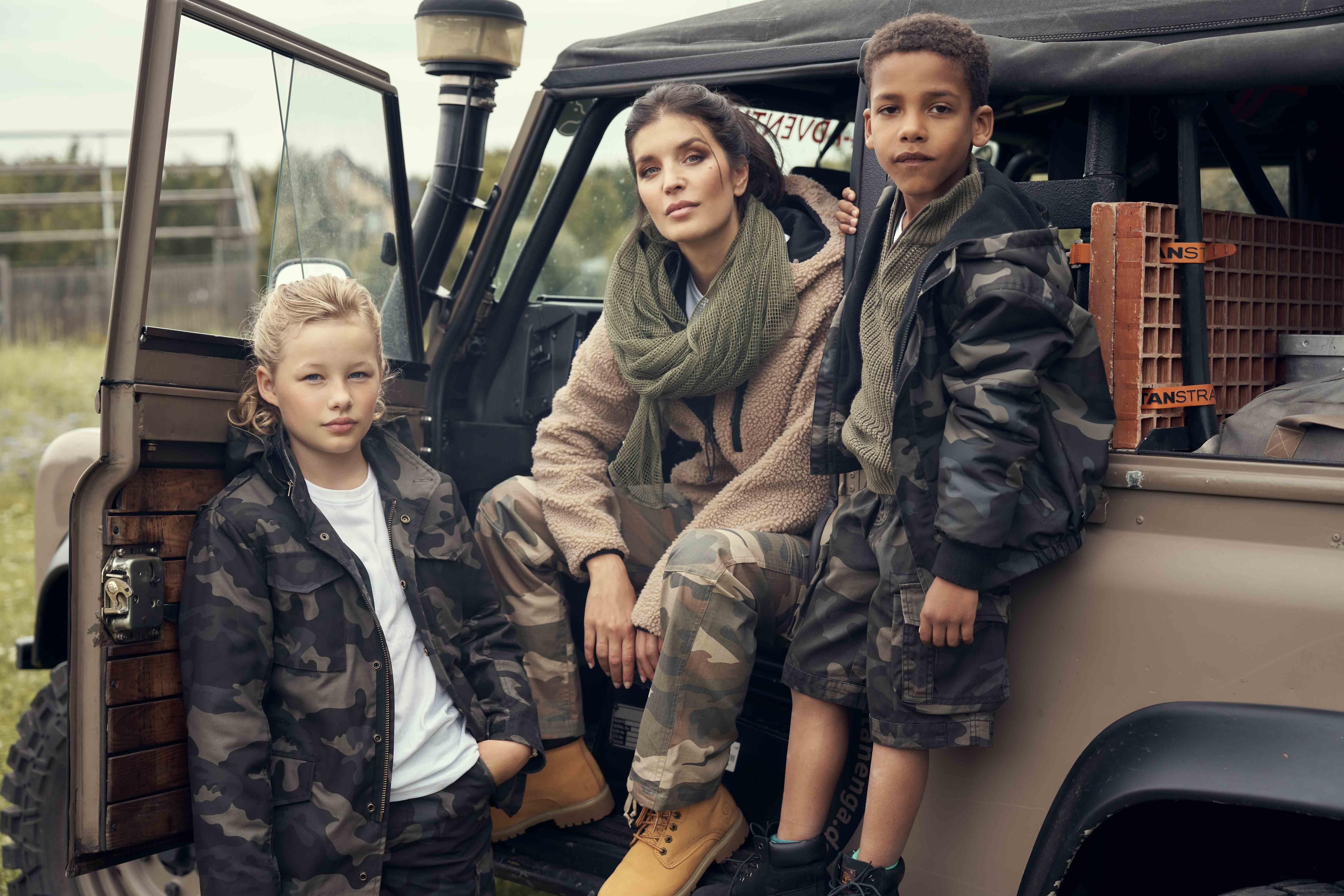 Kids M65 Standard Jacket darkcamo