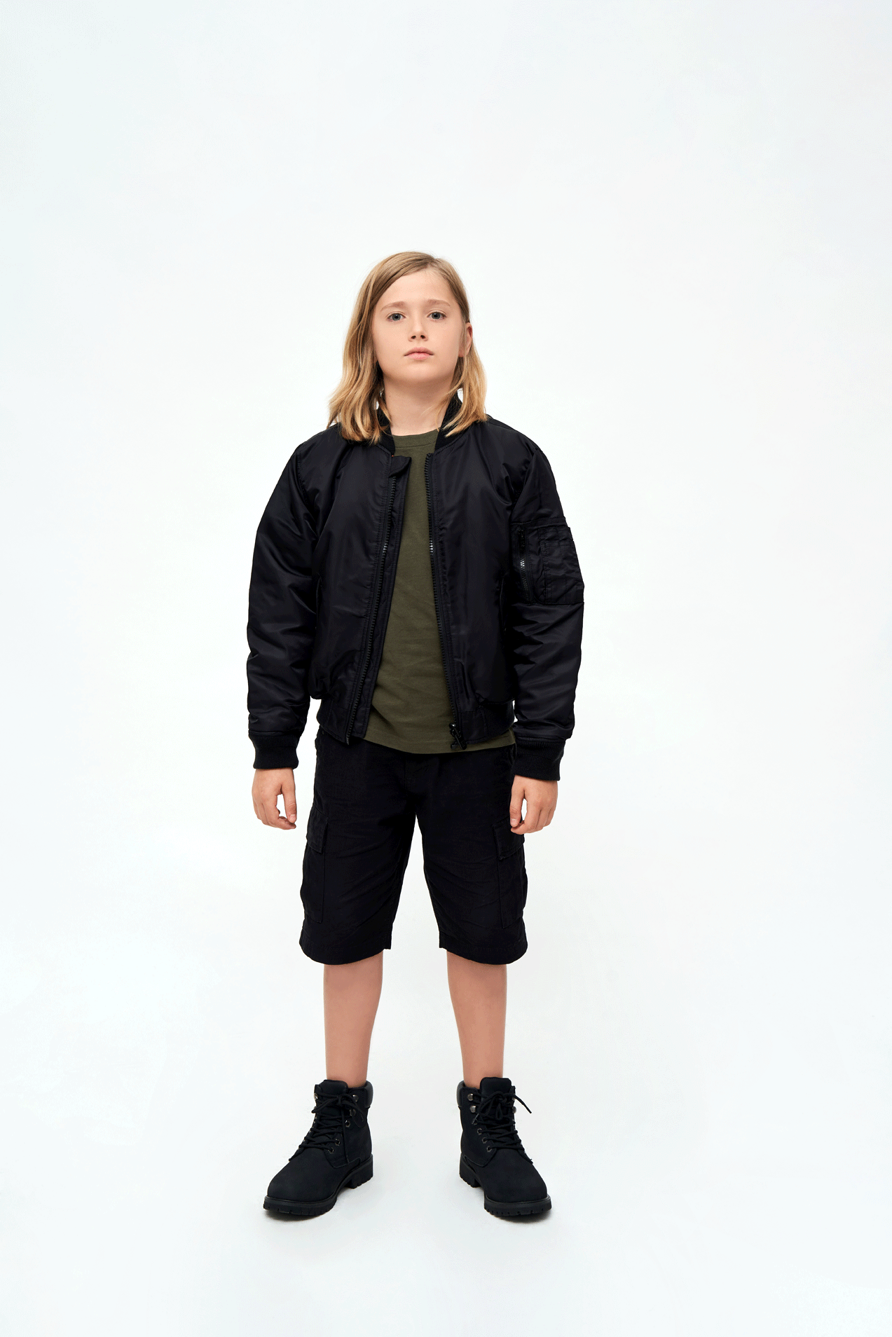 Kids MA1 Jacket black