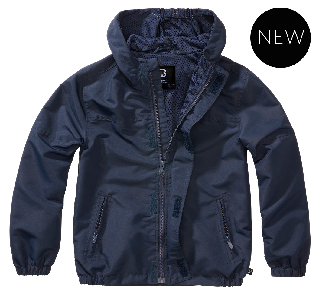 Kids Summerwindbreaker Frontzip navy