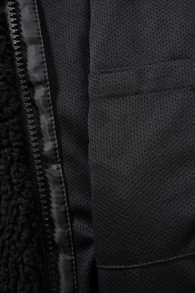 Kids Teddyfleecejacket hood black