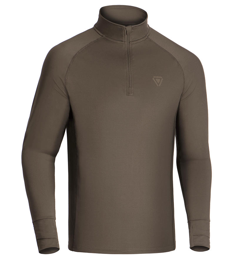 T.O.R.D. Long Sleeve Zip Shirt ranger green