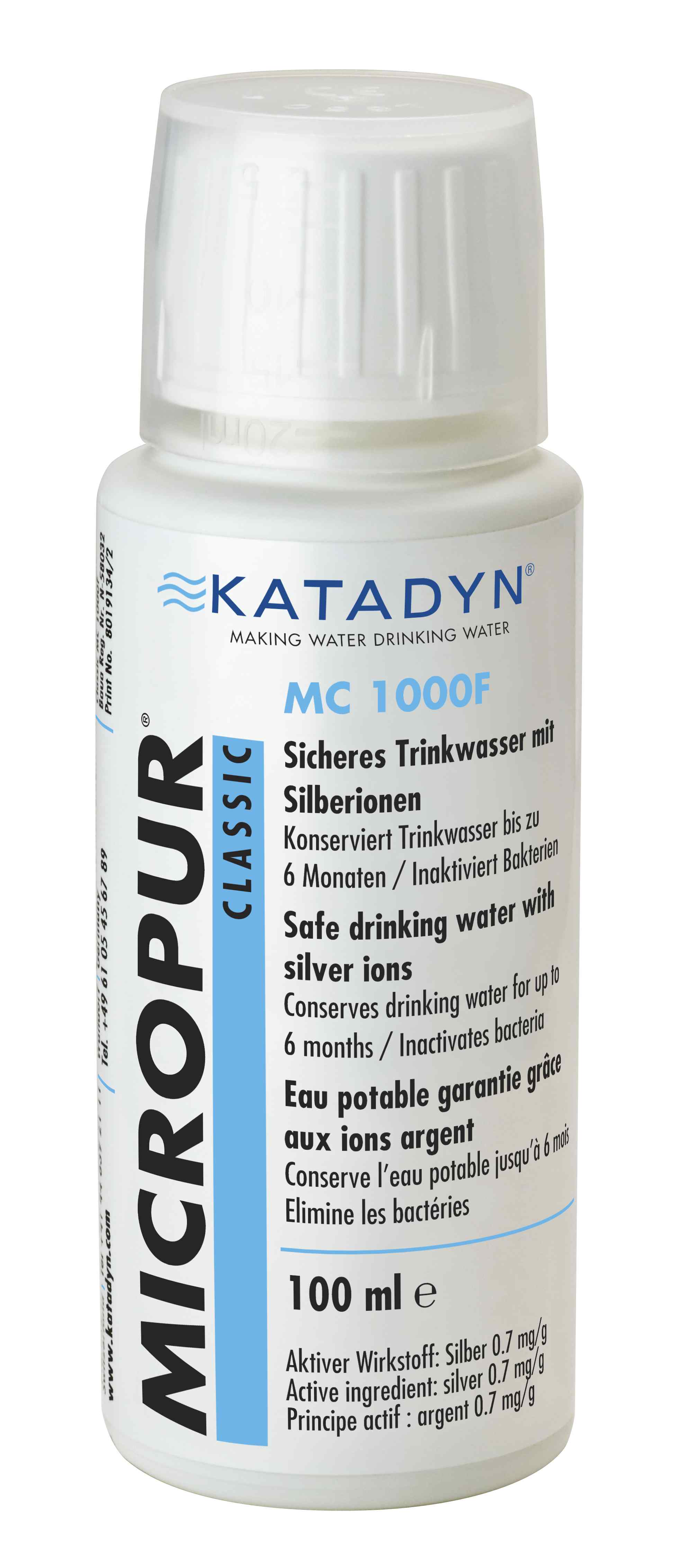 Micropur Classic MC 1'000F 100ml Wasserkonservierung Trinkwasser