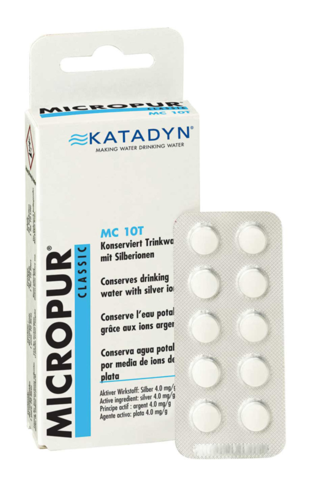 Micropur Classic MC 10T 40 Tabletten Wasserentkeimung Trinkwasser