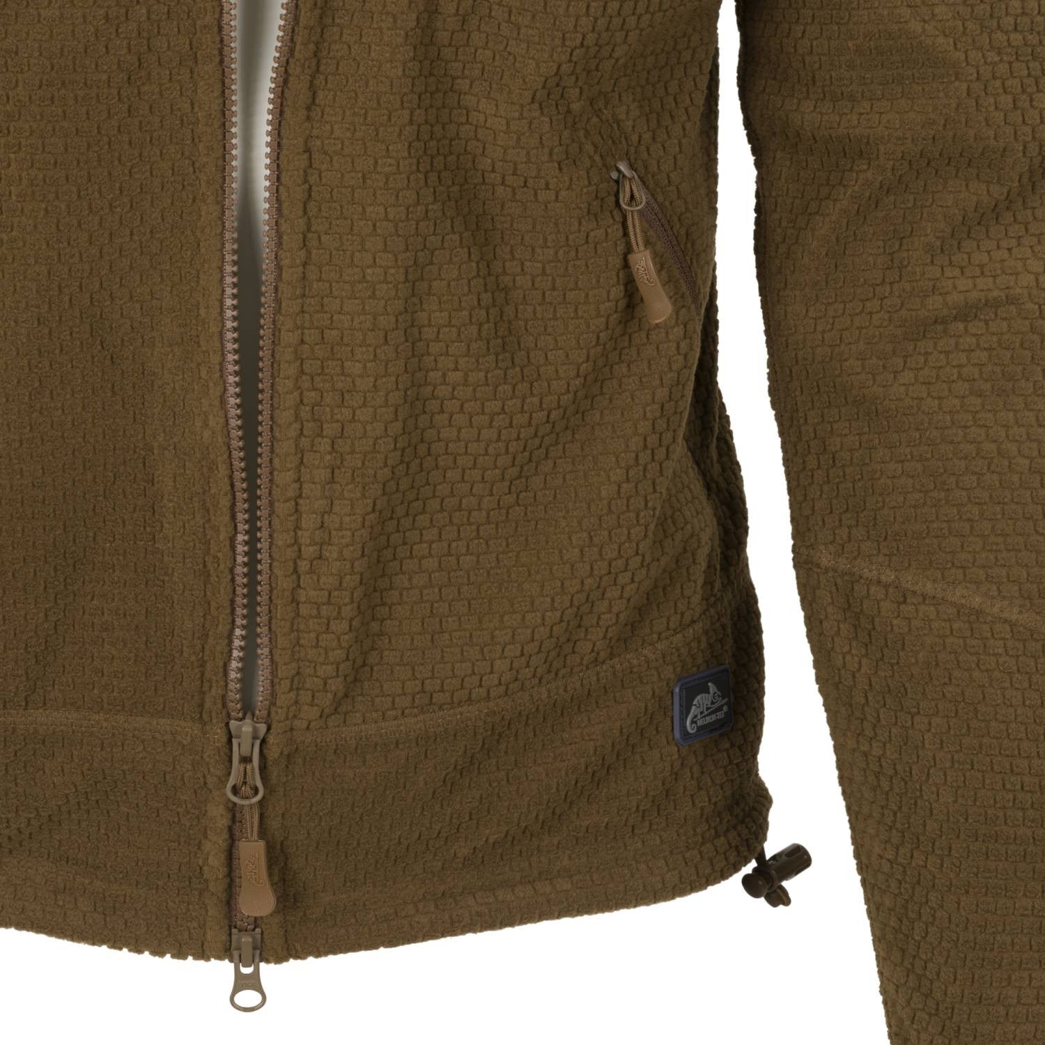 Alpha Tactical Jacket navy blue - Grid Fleece