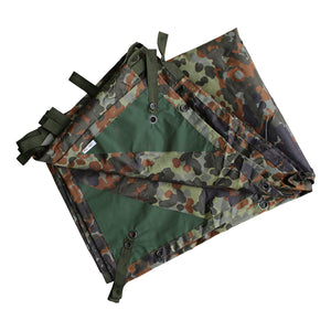 Mehrzweckplane "Basha" Nylon flecktarn