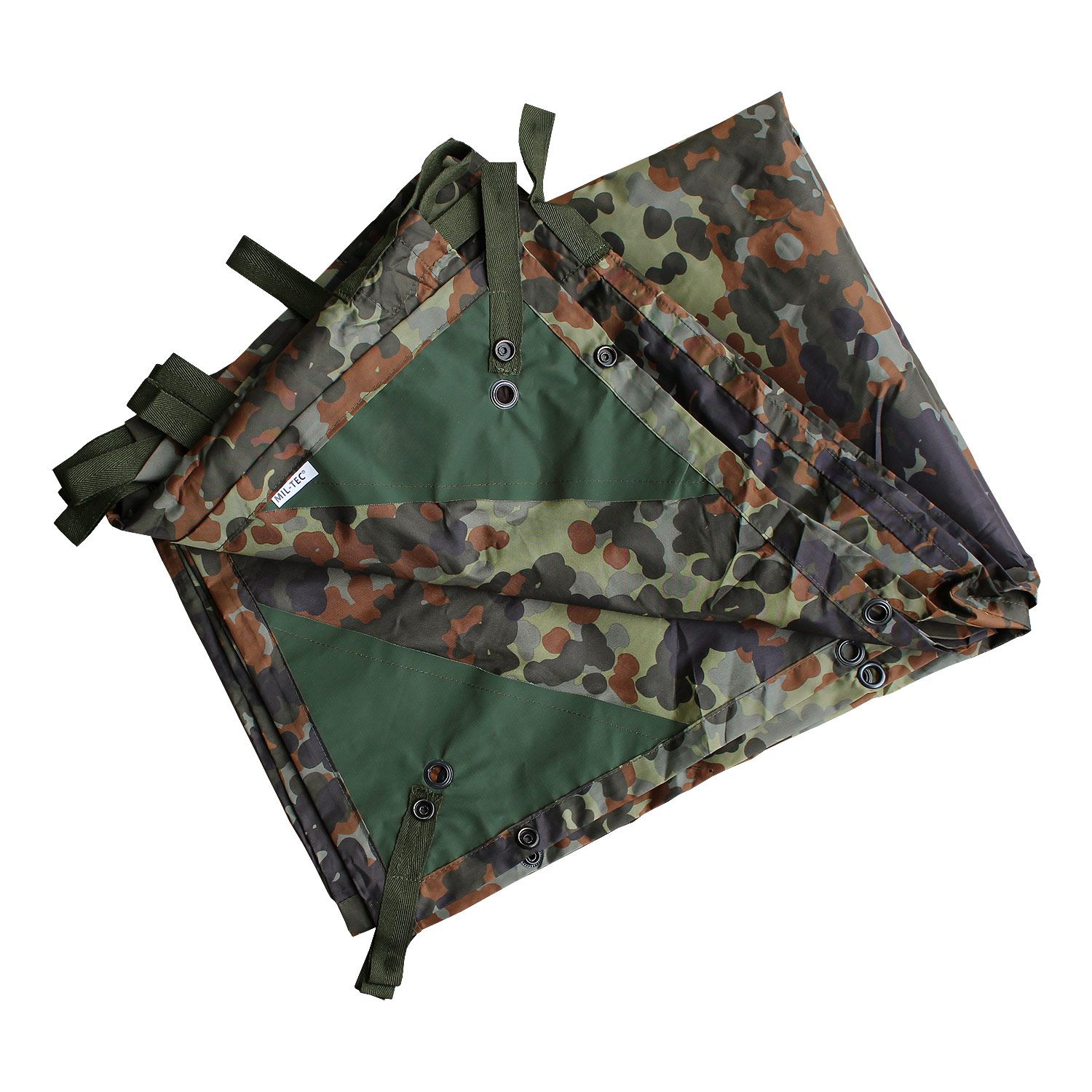 Mehrzweckplane "Basha" Nylon flecktarn