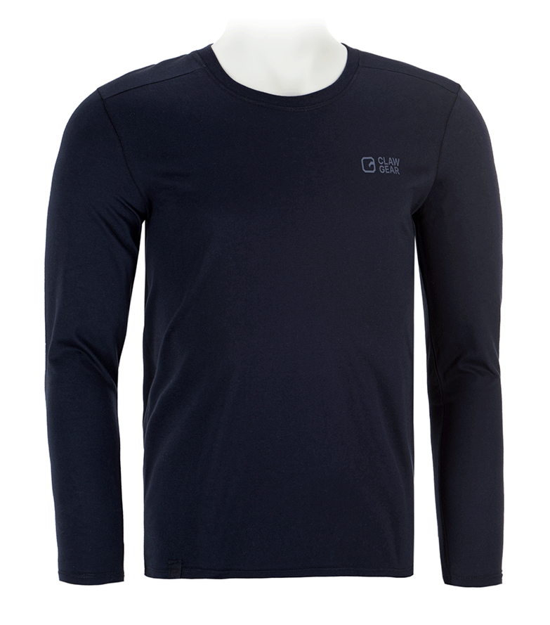 Basic Tee LS navy