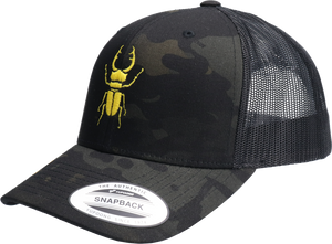 Statement Trucker Cap - Multicam Black