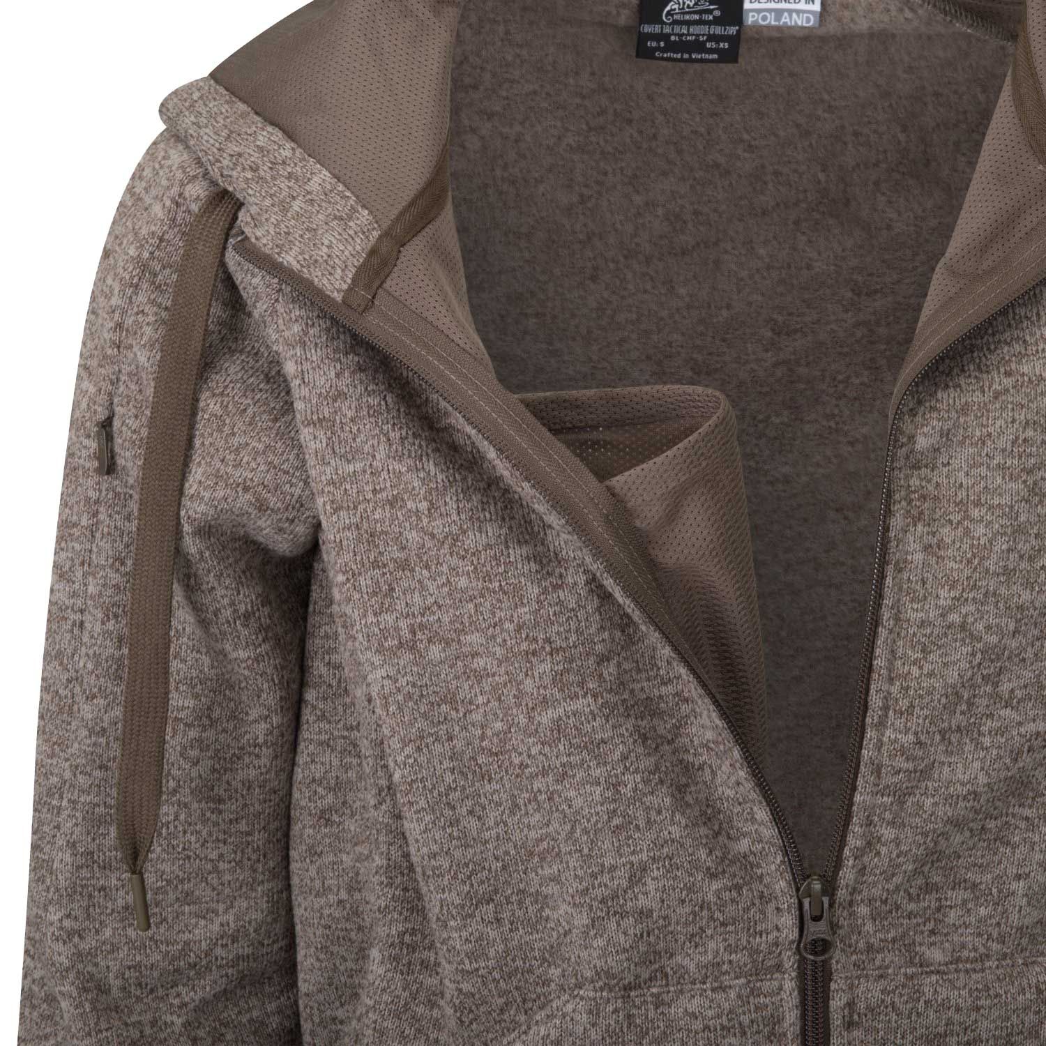 Covert Tactical Hoodie (FullZip) - Melange Blue
