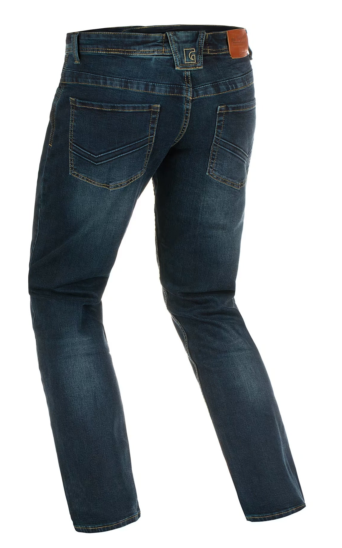 Blue Denim Tactical Flex Jeans - midnight washed