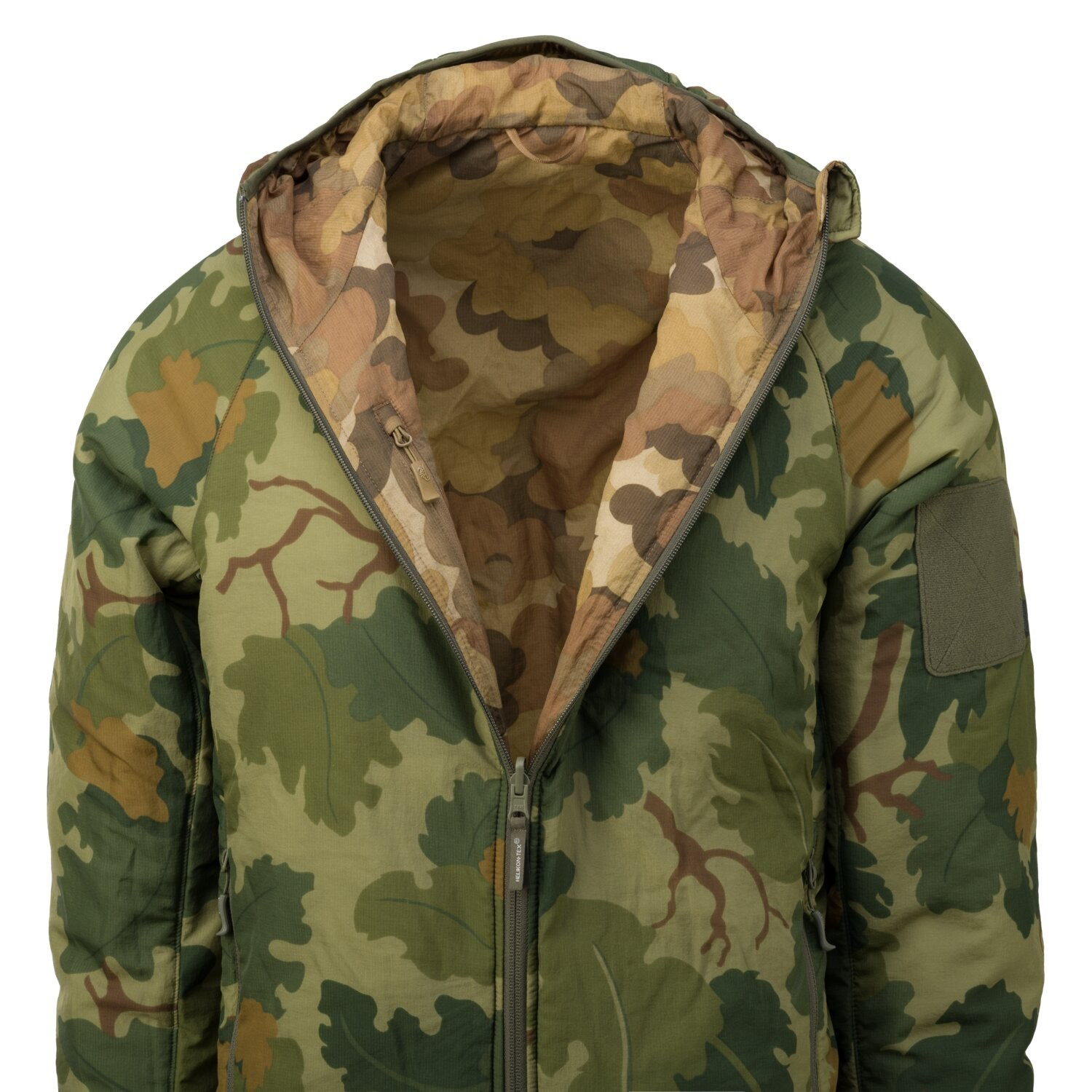 Reversible Wolfhound Hoodie Jacket - Pencott Wildwood/Pencott Snowdrift