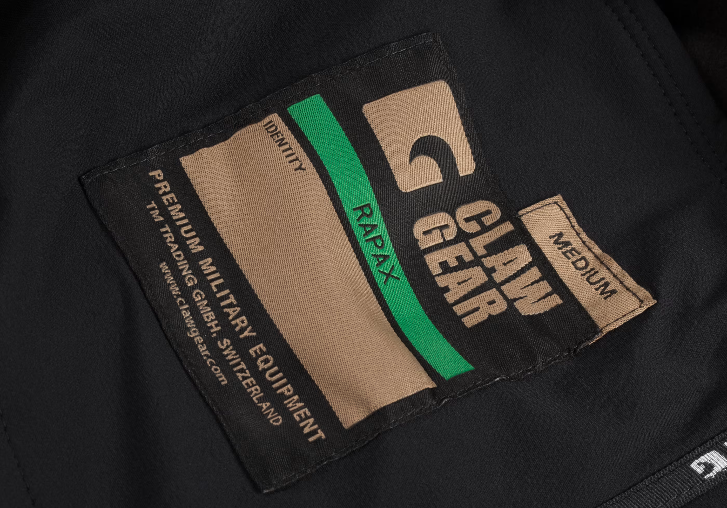 Rapax Softshelljacke schwarz