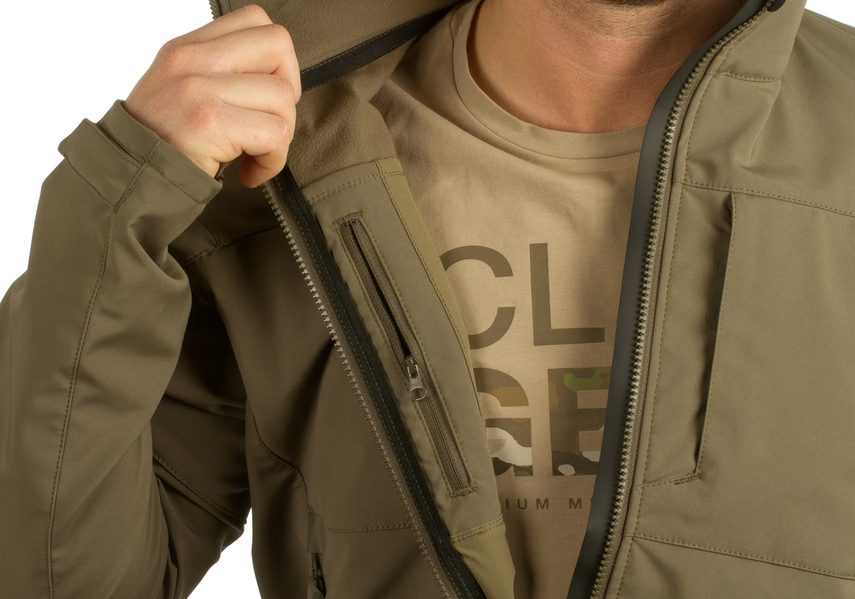 Rapax Softshelljacke coyote