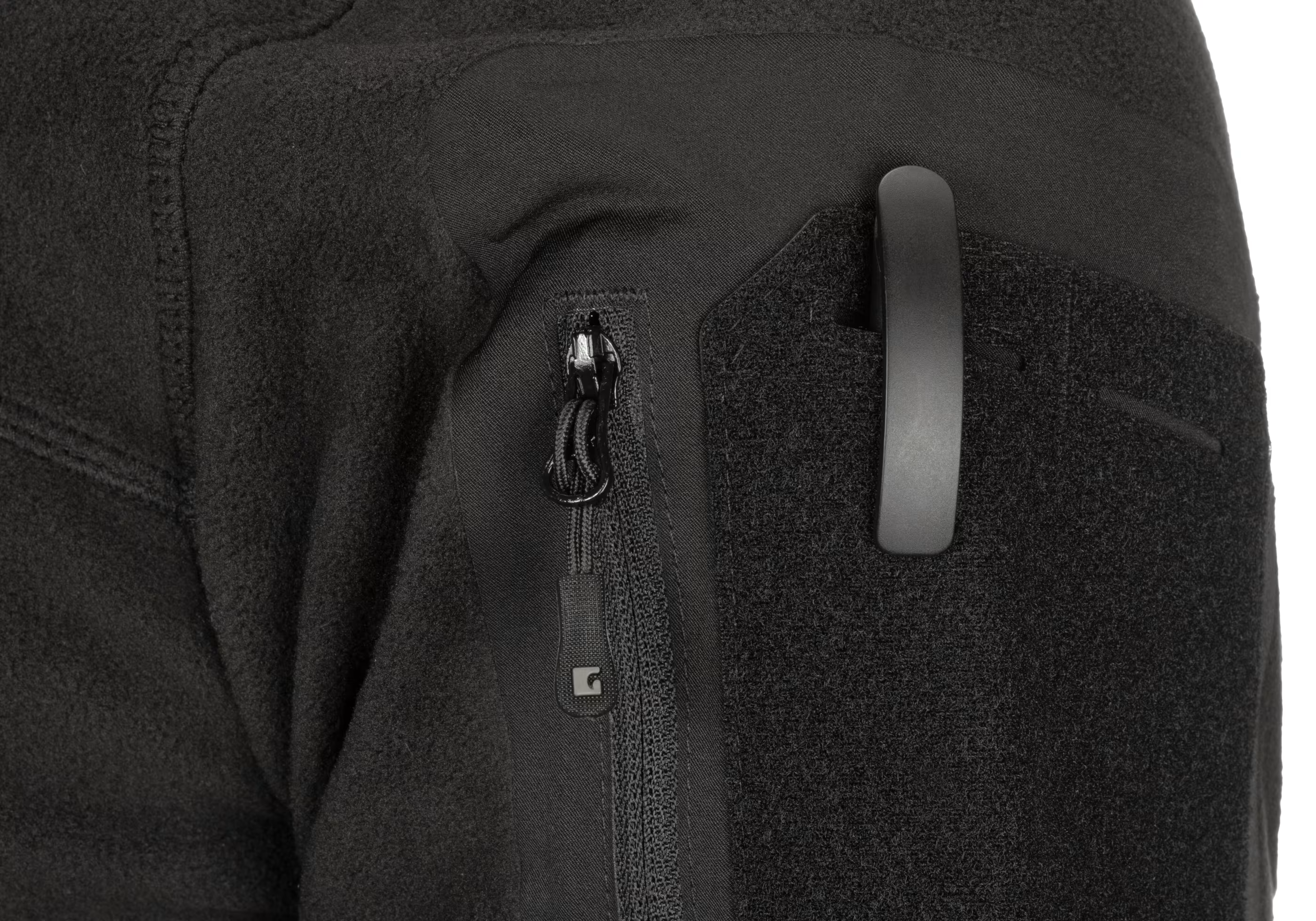 Fleece Jacke Aviceda Hoody MK.II schwarz