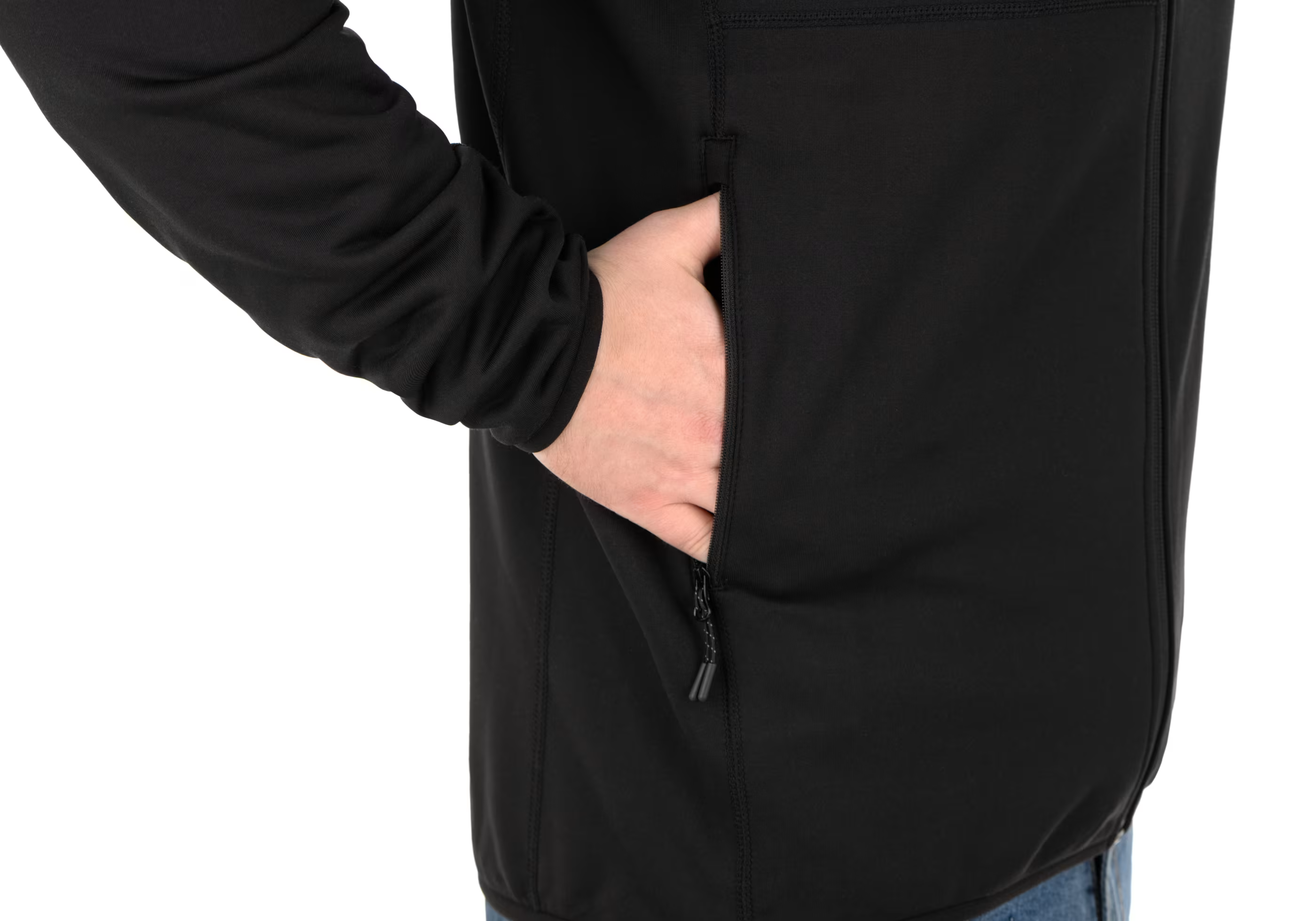 AD Fleece Hoody Schwarz