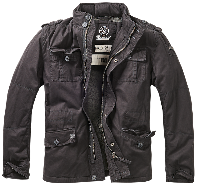 Winterjacke Britannia schwarz