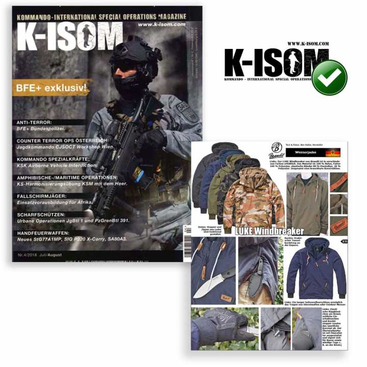 Jacke Luke Windbreaker camo dark