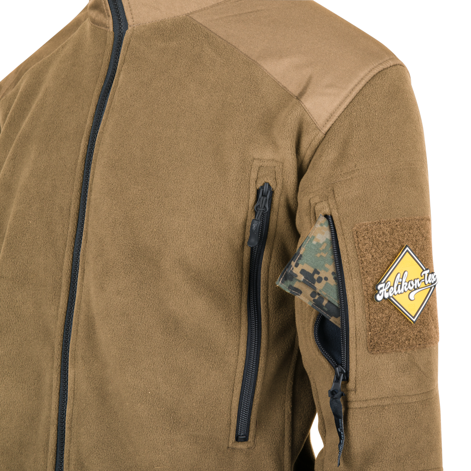 Fleecejacke Liberty oliv/schwarz