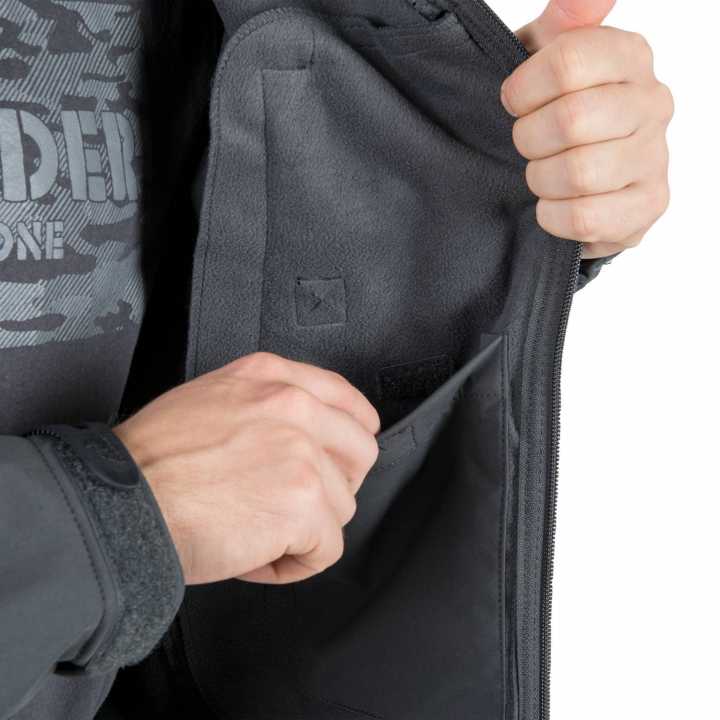 Jacke Gunfighter - Shark Skin Windblocker schwarz