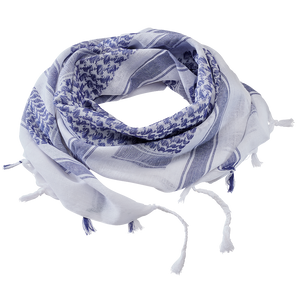 Shemag blue-white