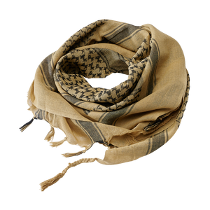 Shemag khaki-black