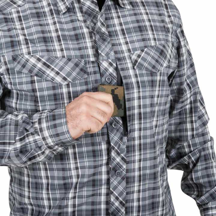 Defender MK2 City Shirt grau-weiß