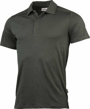 Gimmer Merino Lt Polo Ms Tee, Forest Green