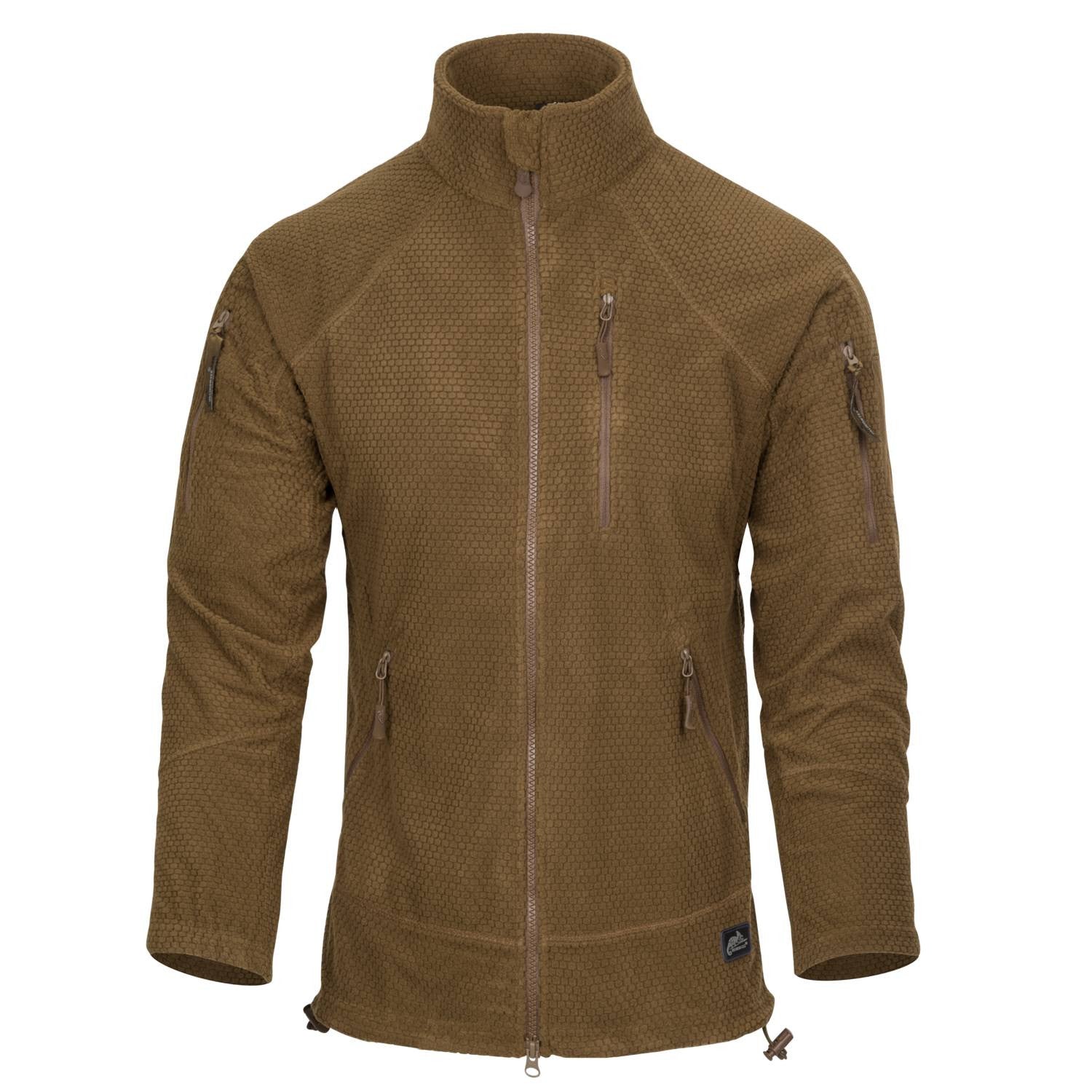 Alpha Tactical Jacket schwarz - Grid Fleece