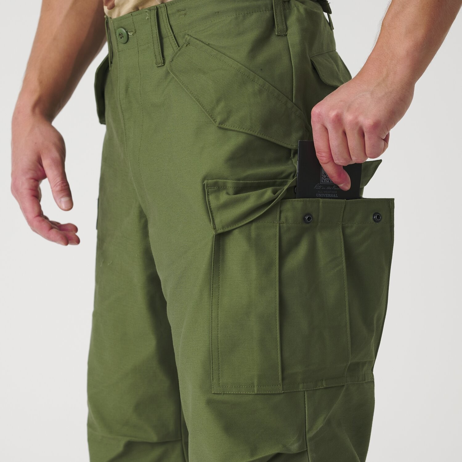 M65 Hose Nyco Sateen schwarz