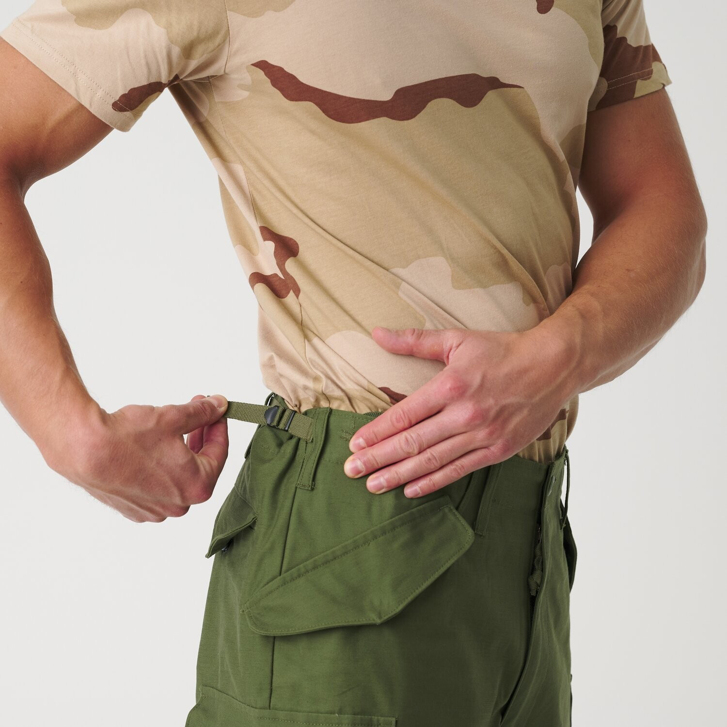 M65 Hose Nyco Sateen oliv