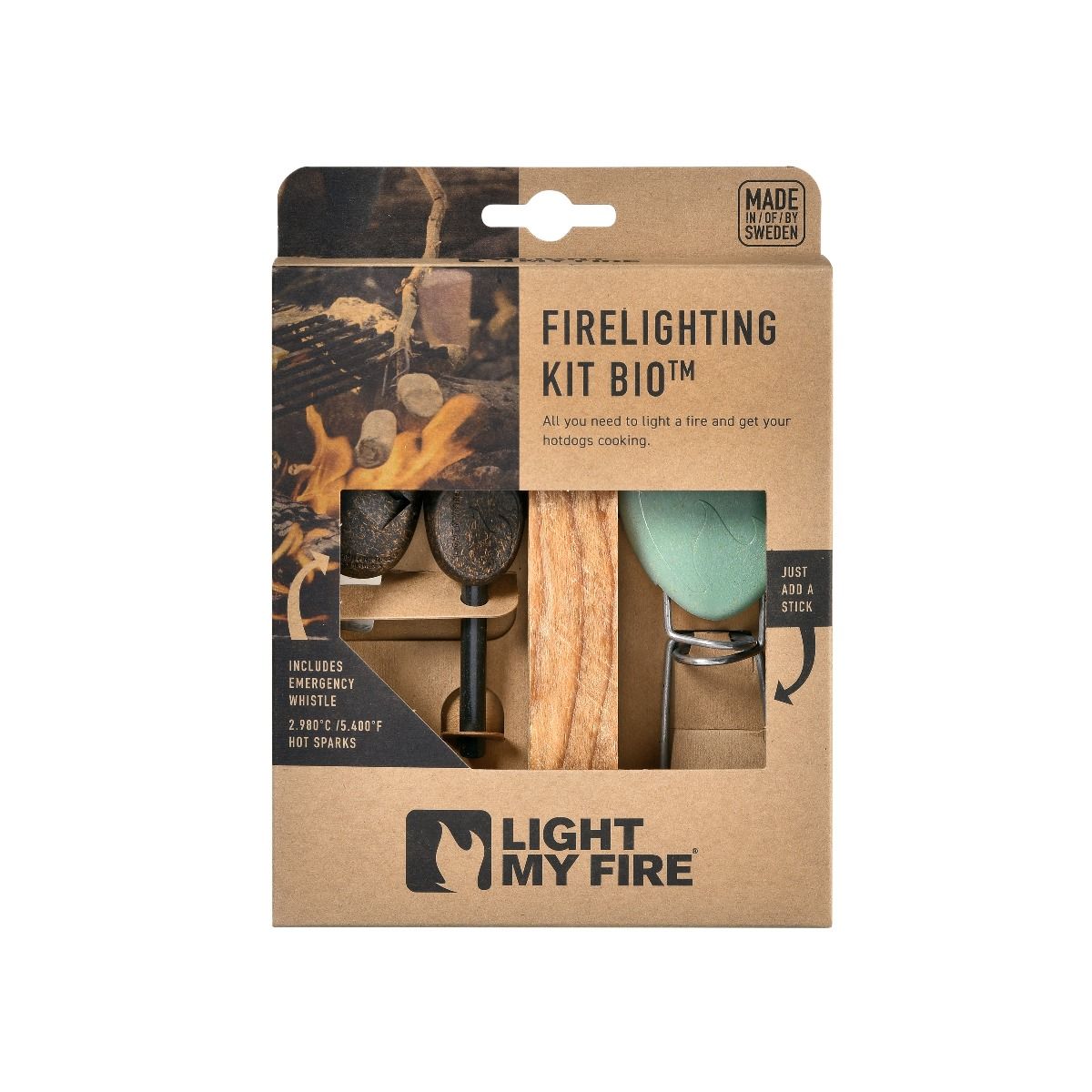 Feuerstahl Set blue/orange
