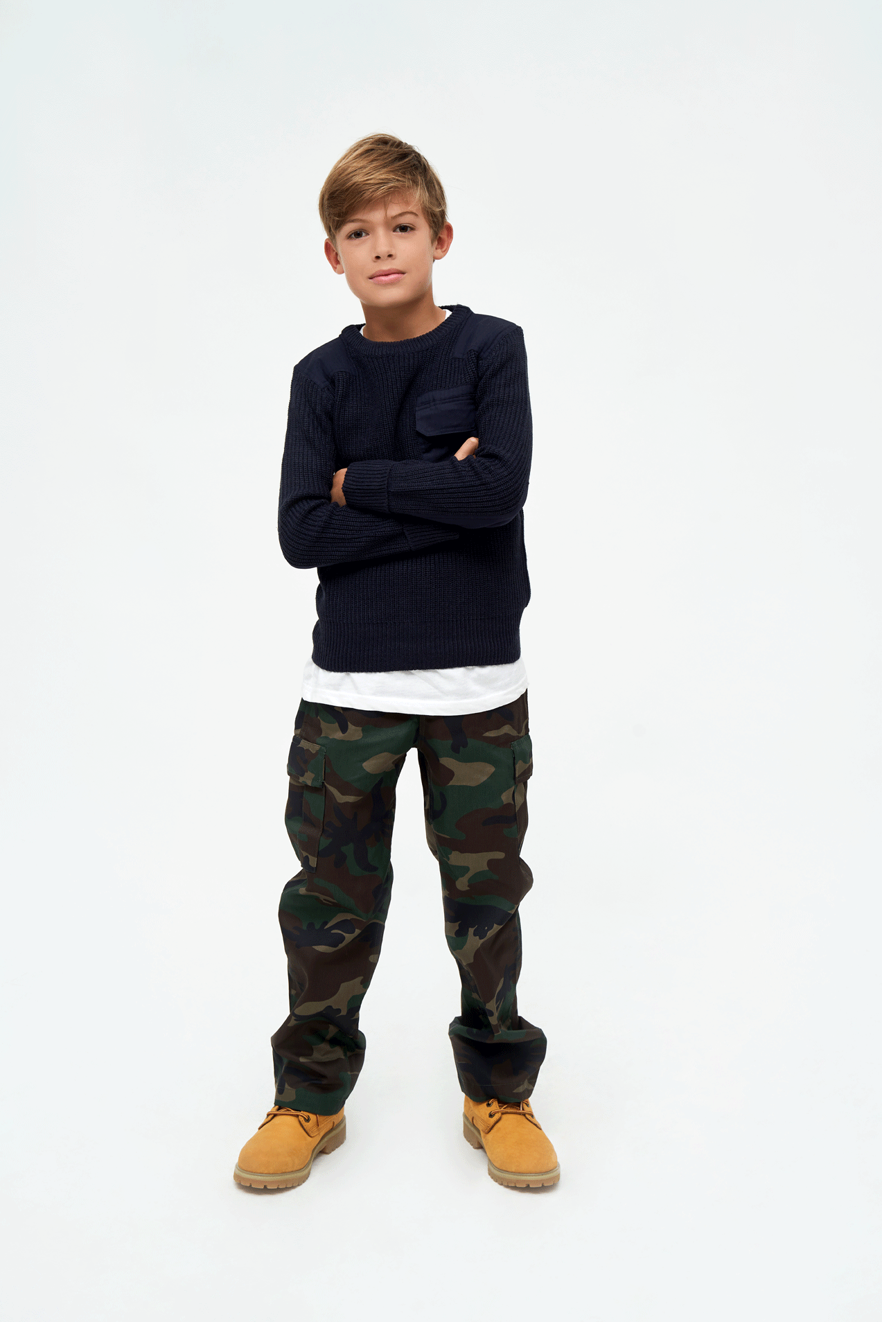 Kids BW Pullover navy