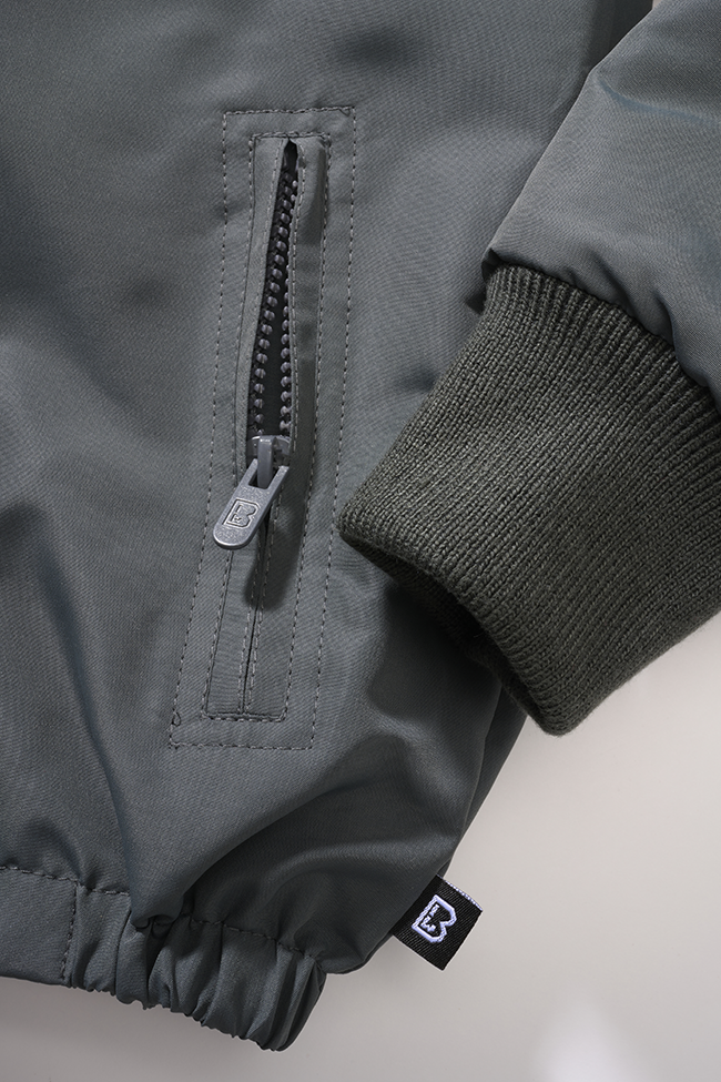 Kids Windbreaker Frontzip anthracite