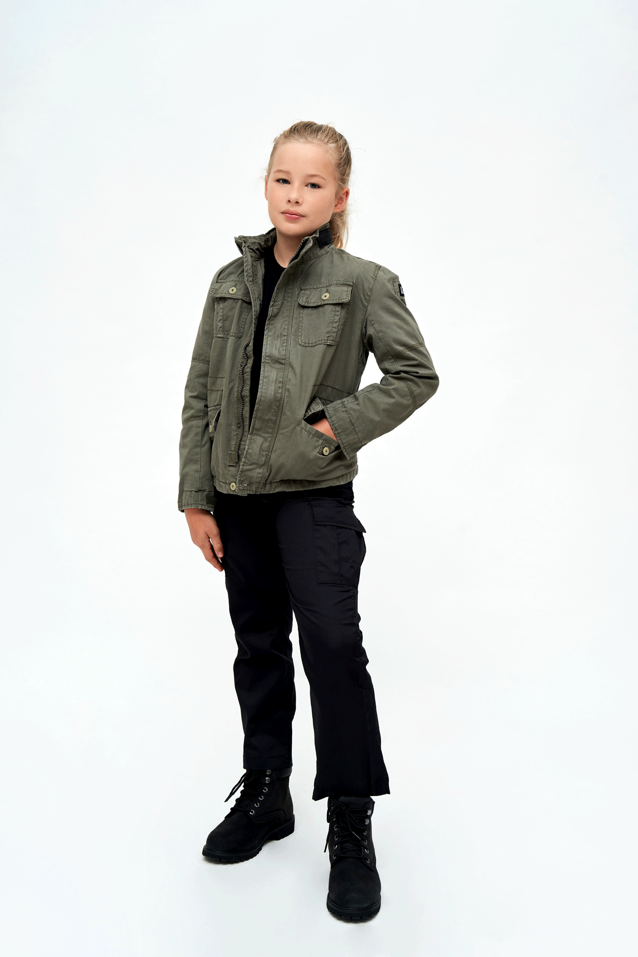 Kids Britannia Jacket olive
