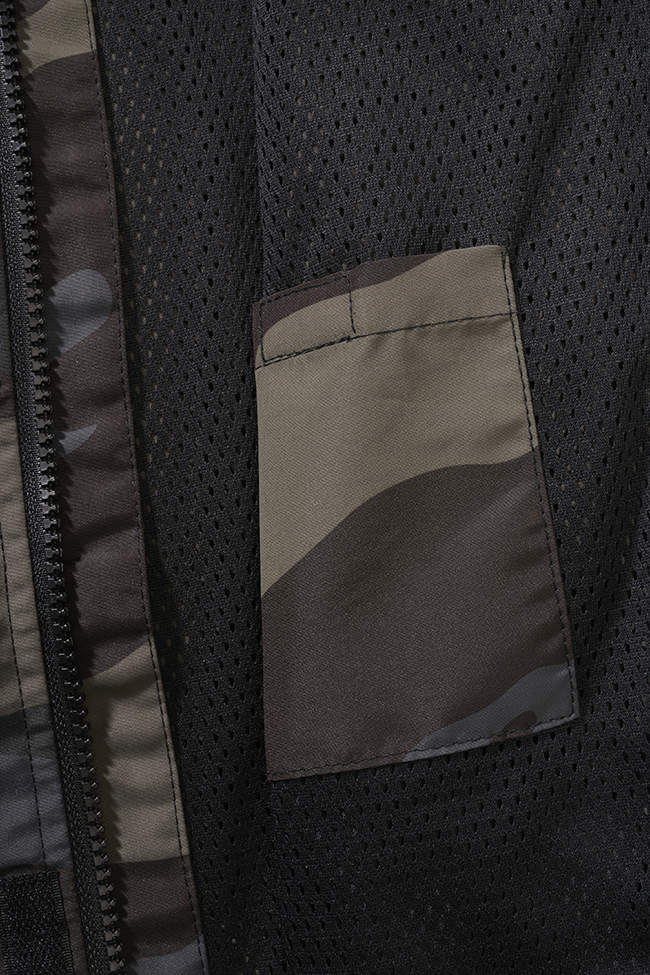 Kids Summerwindbreaker Frontzip darkcamo