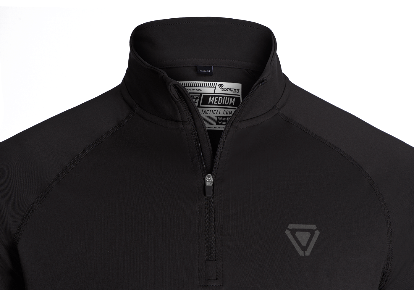 T.O.R.D. Long Sleeve Zip Shirt black