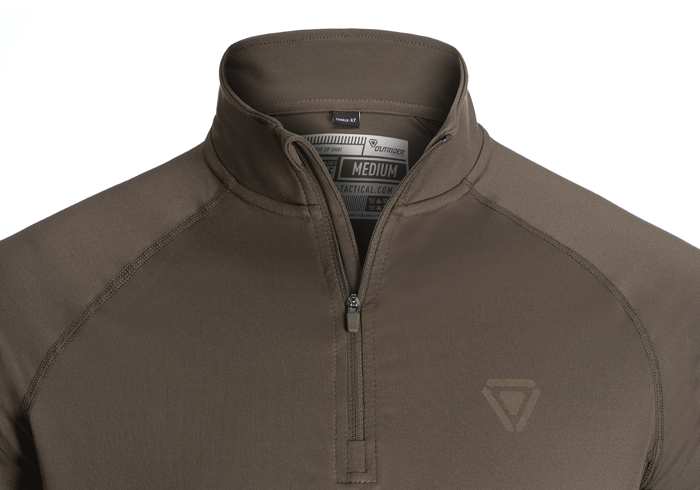 T.O.R.D. Long Sleeve Zip Shirt ranger green