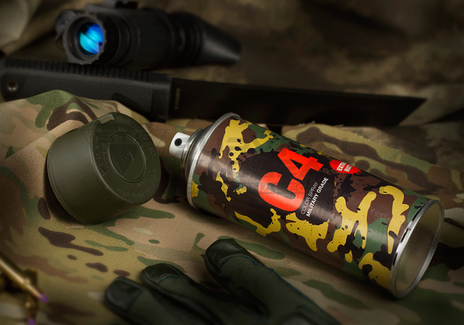 C4 Mil Grade Color Spray OD Green