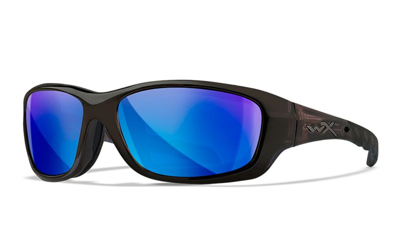 WX GRAVITY Blau Spiegel/Schwarz Crystal - Polarisierend