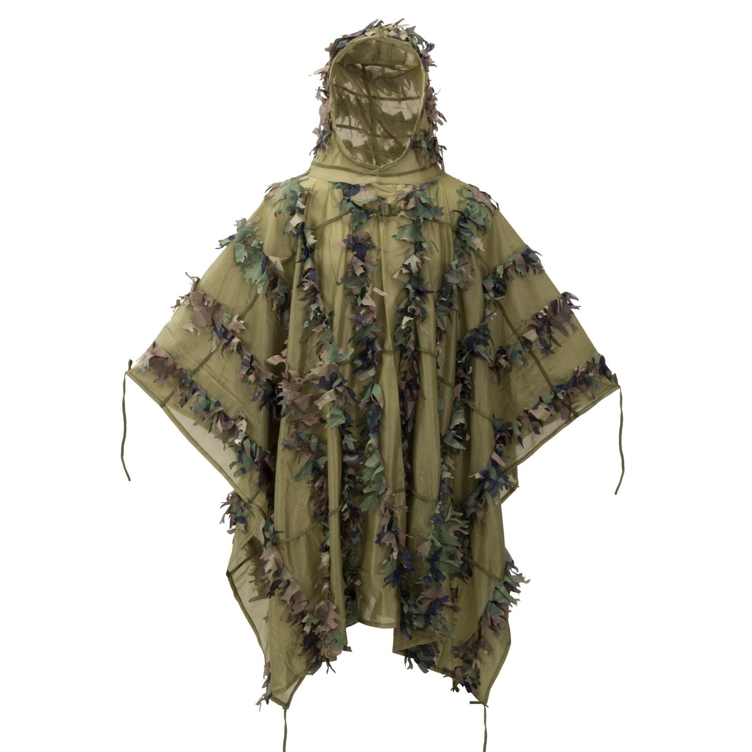 Leaf Ghillie Poncho US Woodland