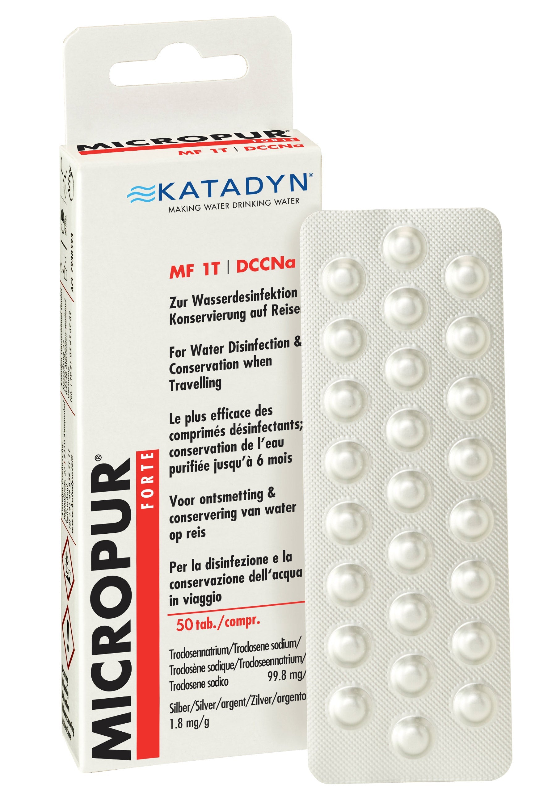 Micropur Forte MF 1T 50 Tabletten Wasserentkeimung Trinkwasser