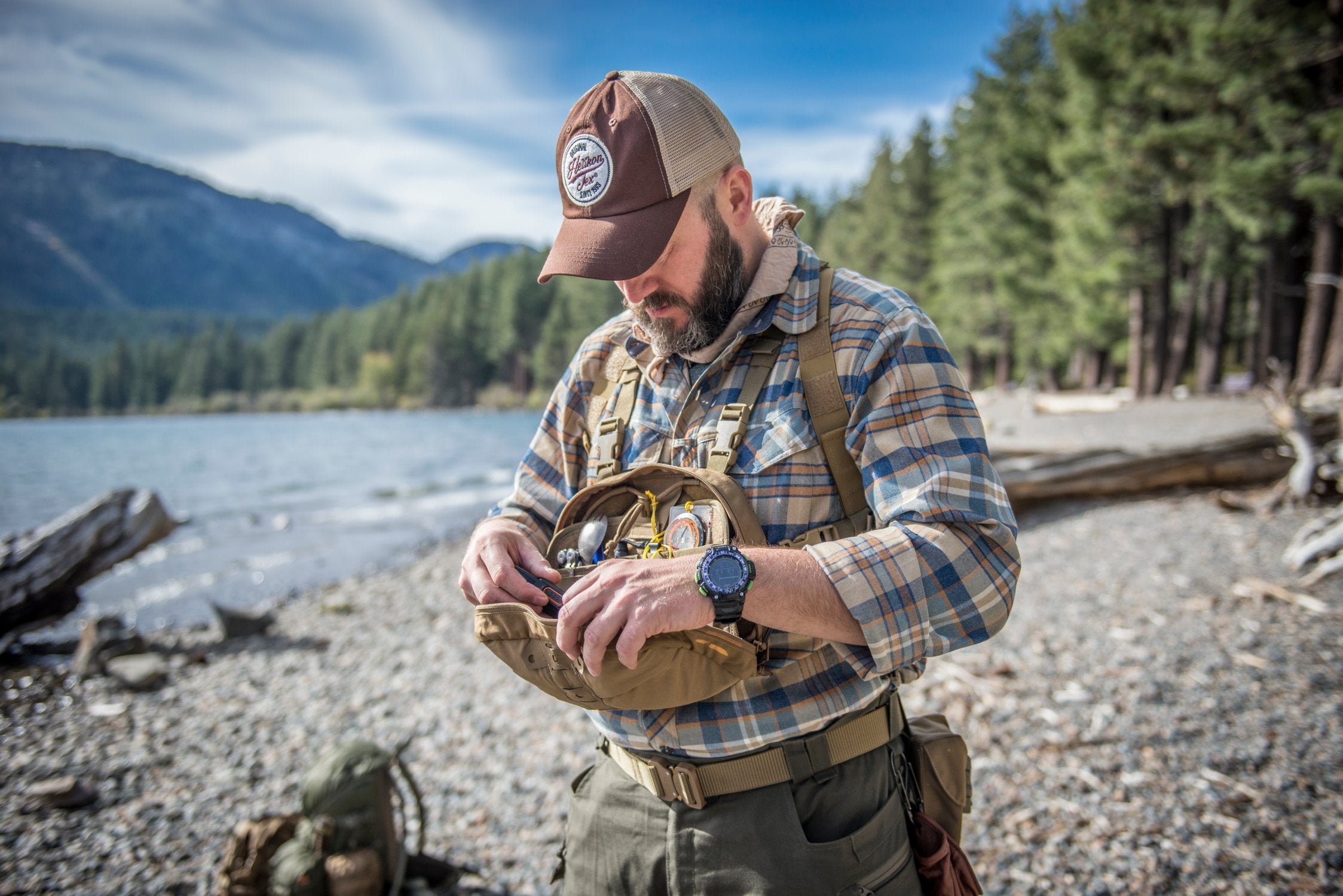 Chest Pack Numbat earth brown / clay B