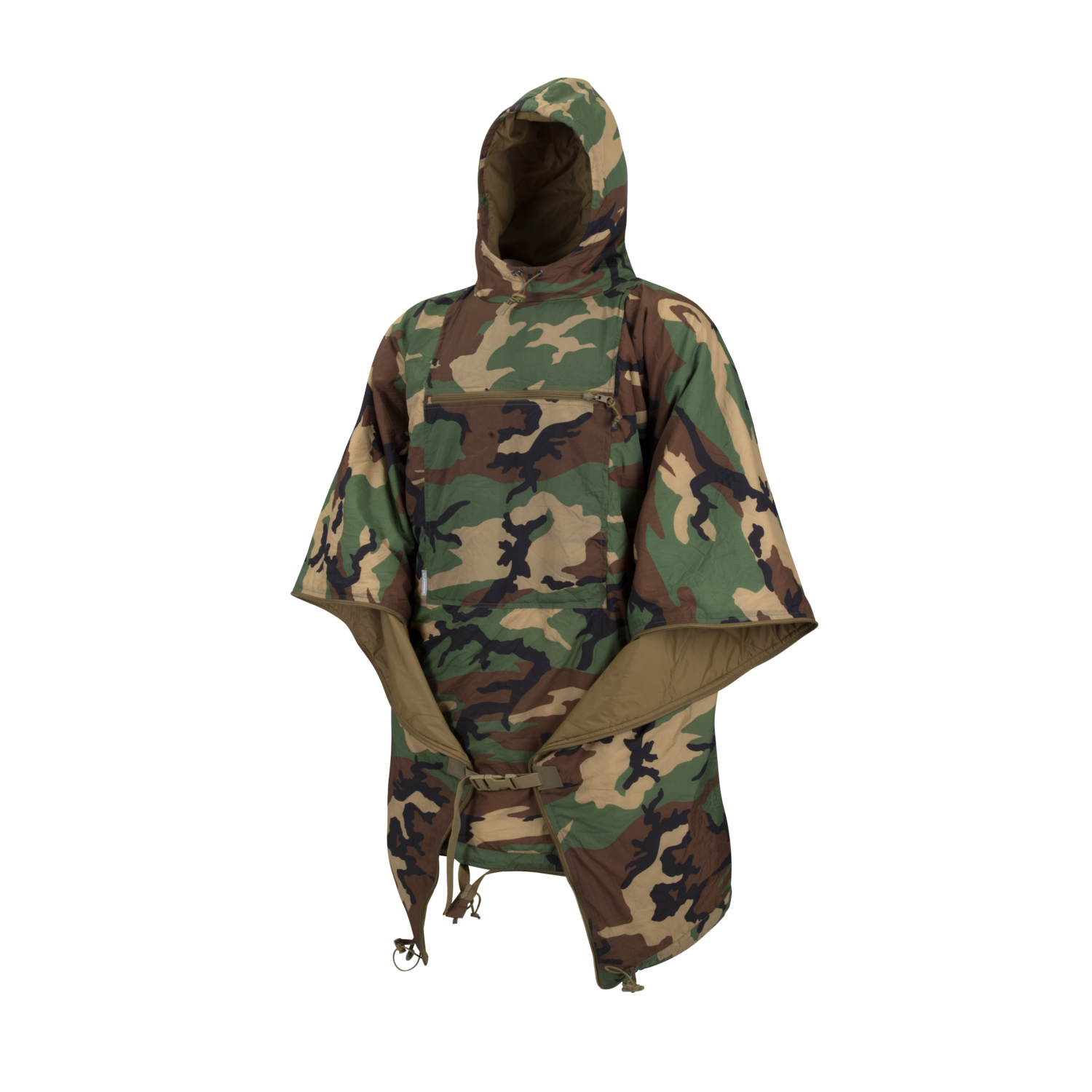 Poncho Swagman Roll US Woodland